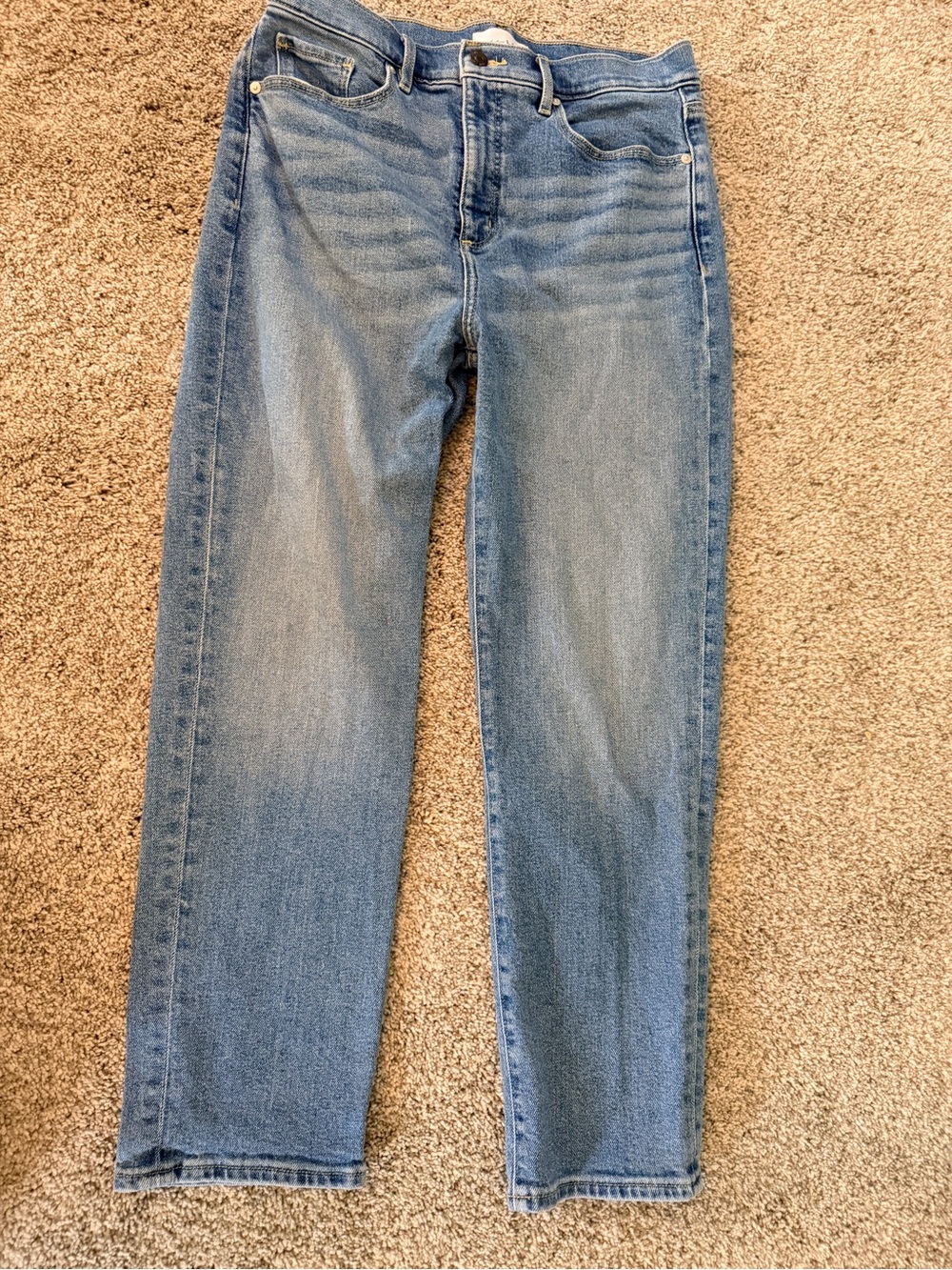 GT-0113 LOFT The Slim Jeans 29/8 High Rise Straight Slim Medium Wash
